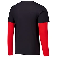 Unisex Stadium Essentials Chicago Bulls Spectator Twofer Long Sleeve T-Shirt