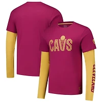 Unisex Stadium Essentials Cleveland Cavaliers Spectator Twofer Long Sleeve T-Shirt