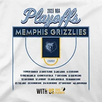 Unisex Stadium Essentials Memphis Grizzlies 2023 NBA Playoffs Roster T-Shirt