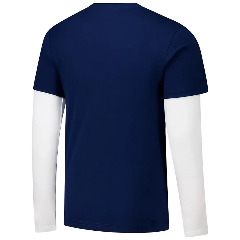 Unisex Stadium Essentials Minnesota Timberwolves Spectator Twofer Long Sleeve T-Shirt