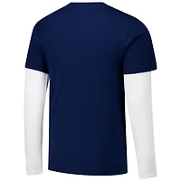 Unisex Stadium Essentials Minnesota Timberwolves Spectator Twofer Long Sleeve T-Shirt