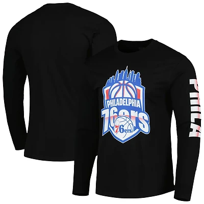 Unisex Stadium Essentials Philadelphia 76ers NBA Crest Long Sleeve T-Shirt