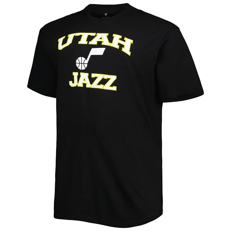 Utah Jazz Big Tall Heart Soul T-Shirt