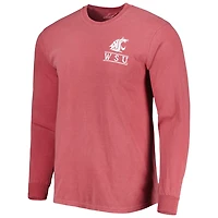 Washington State Cougars Circle Campus Scene Long Sleeve T-Shirt