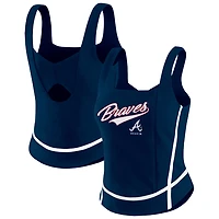 WEAR by Erin Andrews Atlanta Braves Square Neck Tank Top