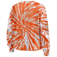 WEAR by Erin Andrews Clemson Tigers Tie-Dye Long Sleeve T-Shirt