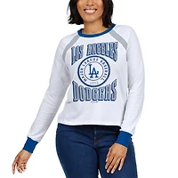 WEAR by Erin Andrews Los Angeles Dodgers Raglan Long Sleeve T-Shirt