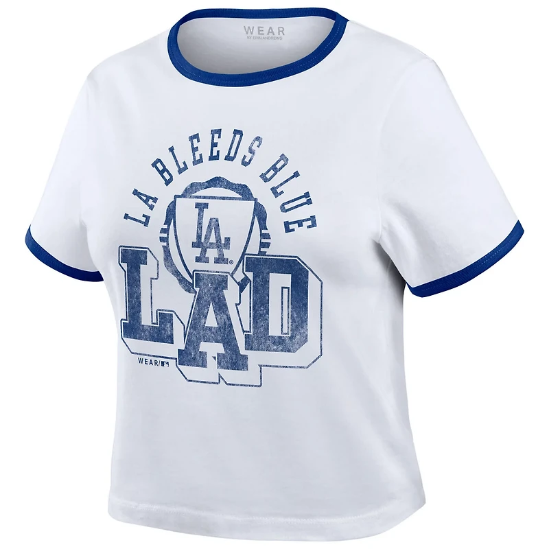WEAR by Erin Andrews Los Angeles Dodgers Ringer Baby T-Shirt