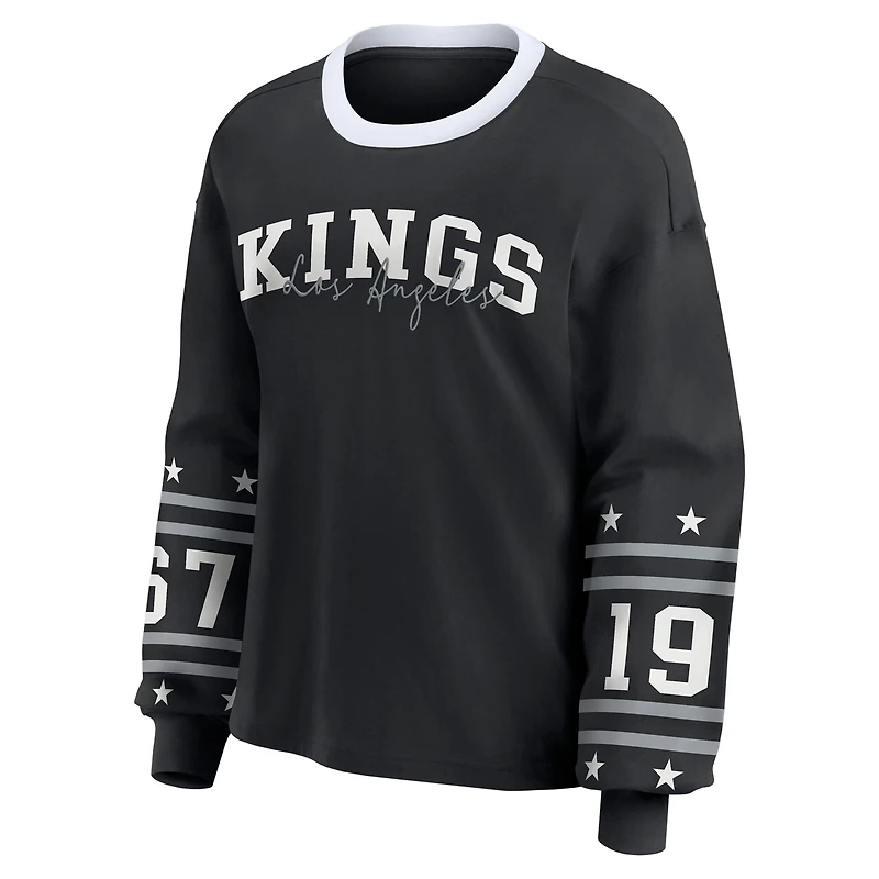 WEAR by Erin Andrews Los Angeles Kings Long-Sleeve Sport T-Shirt