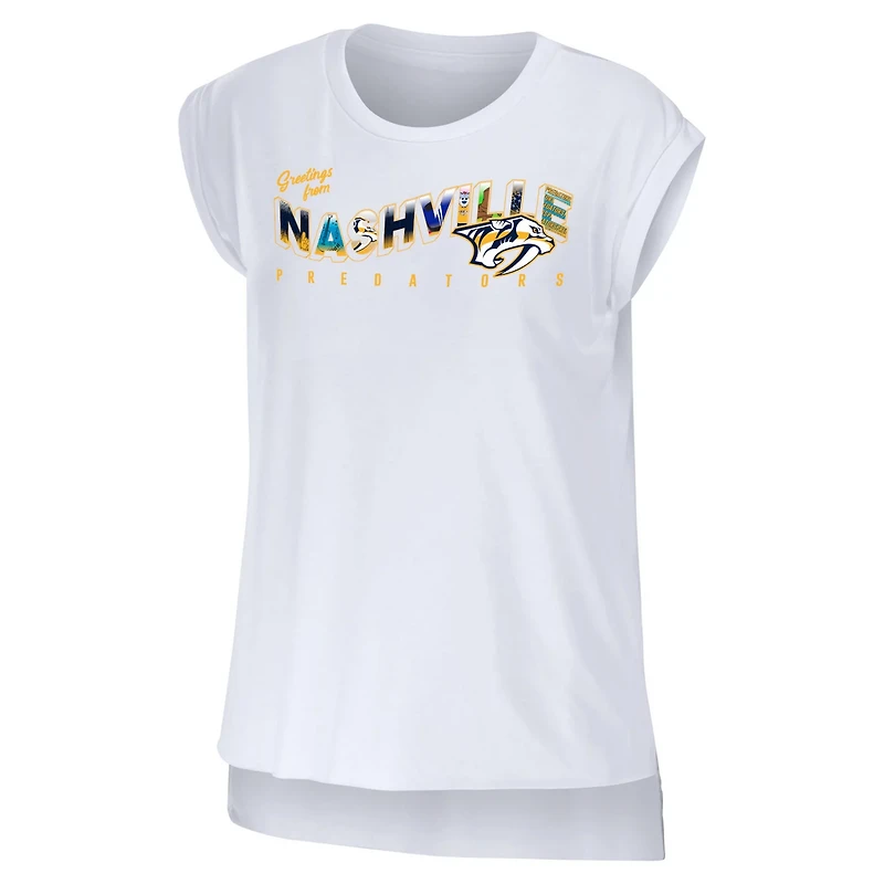 WEAR by Erin Andrews Nashville Predators Greetings From Muscle T-Shirt