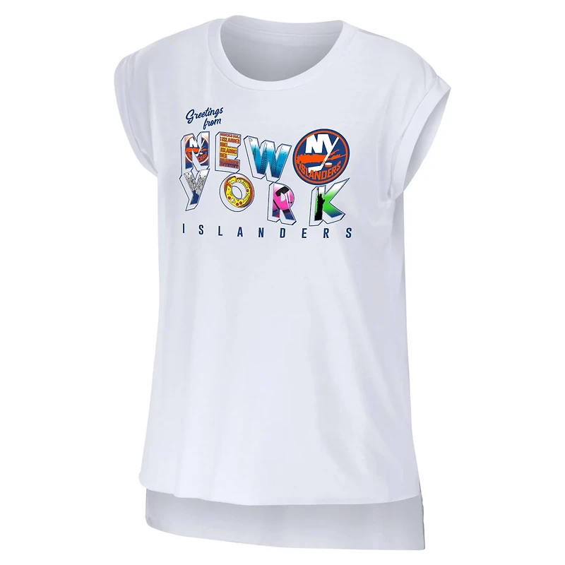 WEAR by Erin Andrews New York Islanders Greetings From Muscle T-Shirt