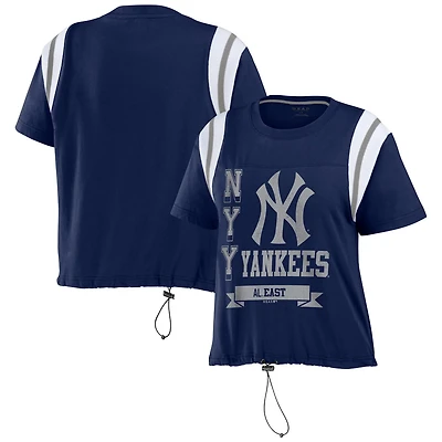 WEAR by Erin Andrews New York Yankees Cinched Colorblock T-Shirt