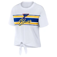 WEAR by Erin Andrews St Louis Blues Front Knot T-Shirt
