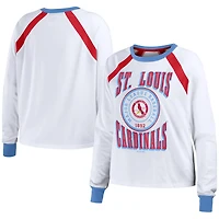 WEAR by Erin Andrews St Louis Cardinals Raglan Long Sleeve T-Shirt