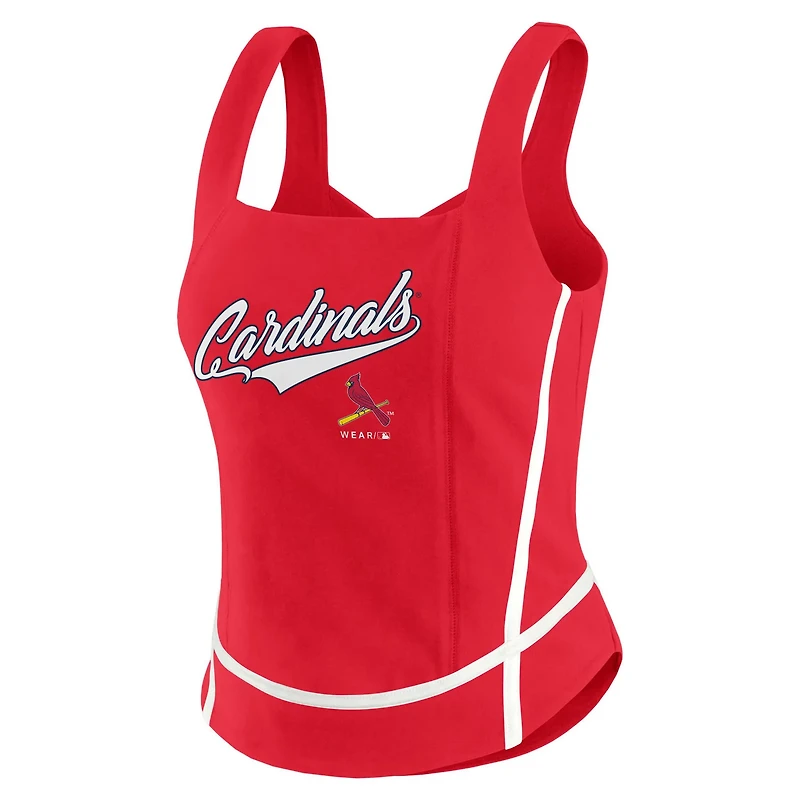 WEAR by Erin Andrews St Louis Cardinals Square Neck Tank Top