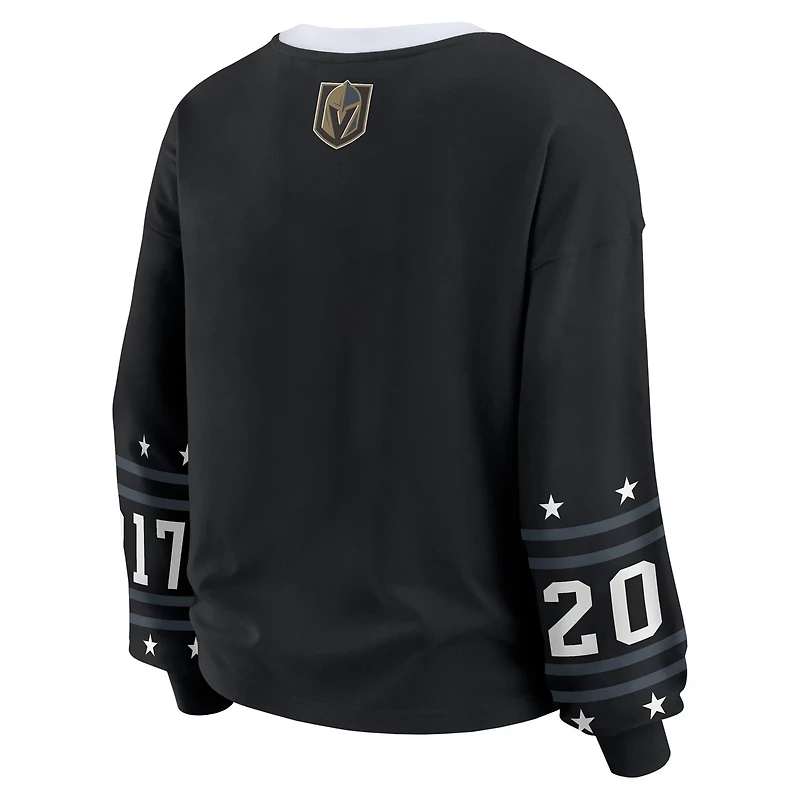 WEAR by Erin Andrews Vegas Golden Knights Long-Sleeve Sport T-Shirt