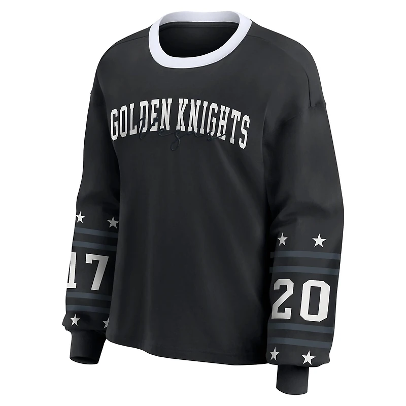 WEAR by Erin Andrews Vegas Golden Knights Long-Sleeve Sport T-Shirt