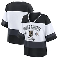 WEAR by Erin Andrews White Vegas Golden Knights Jersey Style Tee