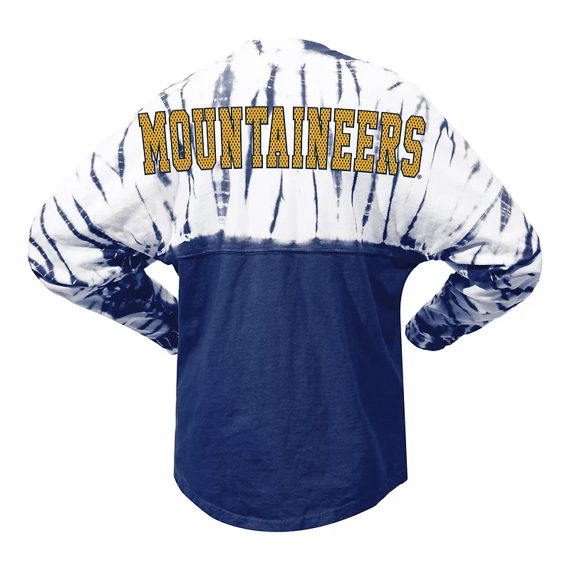 West Virginia Mountaineers Tie-Dye Long Sleeve Jersey T-Shirt