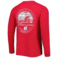 Wisconsin Badgers Circle Campus Scene Long Sleeve T-Shirt