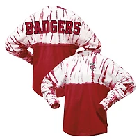 Wisconsin Badgers Tie-Dye Long Sleeve Jersey T-Shirt