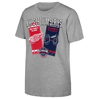 Youth 2025 NHL Stadium Series Columbus Jackets vs Detroit Red Wings Matchup T-Shirt