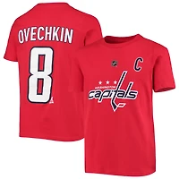 Youth Alexander Ovechkin Washington Capitals Player Name  Number T-Shirt