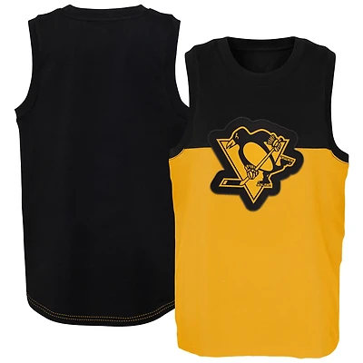 Youth Black Pittsburgh Penguins Revitalize Tank Top