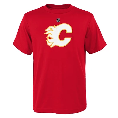 Youth Calgary Flames Primary Logo T-Shirt