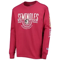 Youth Champion Florida State Seminoles Basketball Long Sleeve T-Shirt