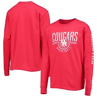 Youth Champion Houston Cougars Basketball Long Sleeve T-Shirt