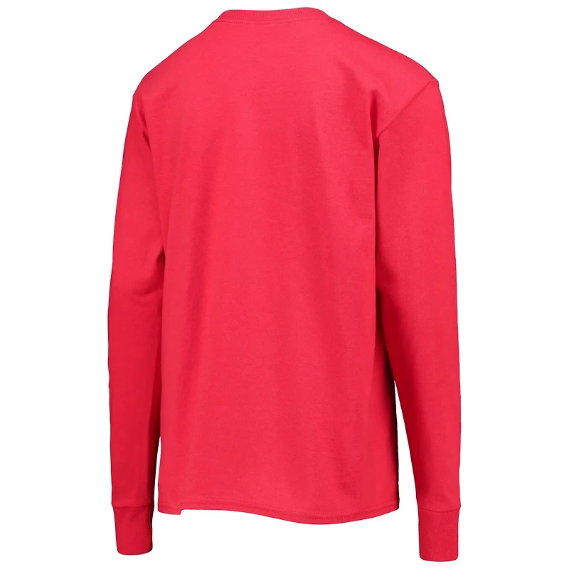 Youth Champion Houston Cougars Basketball Long Sleeve T-Shirt