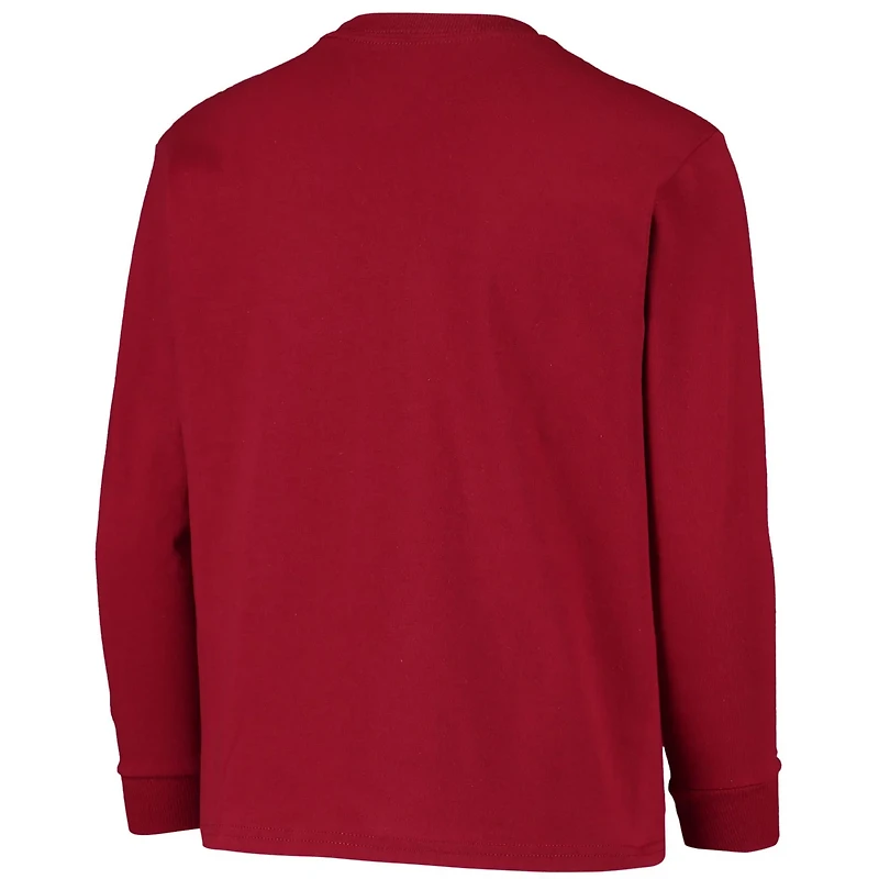 Youth Champion Indiana Hoosiers Lockup Long Sleeve T-Shirt