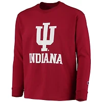 Youth Champion Indiana Hoosiers Lockup Long Sleeve T-Shirt