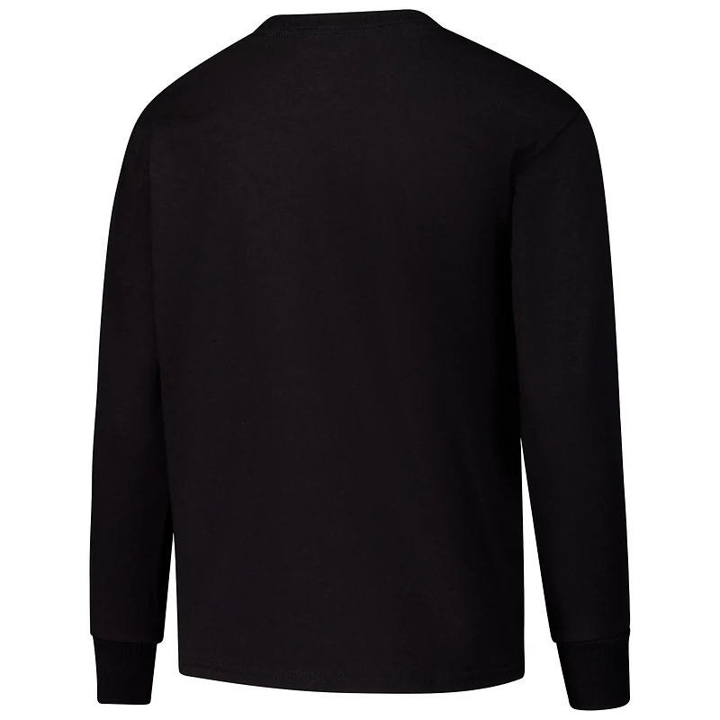 Youth Champion NC State Wolfpack Distressed Arch Over Logo Long Sleeve T-Shirt