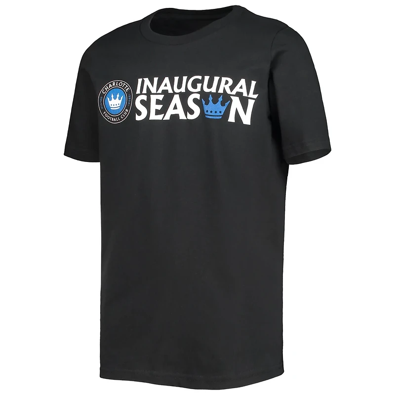 Youth Charlotte FC Inaugural Schedule T-Shirt