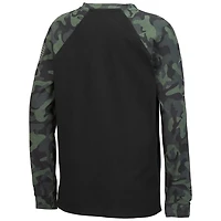 Youth Colosseum /Camo Indiana Hoosiers OHT Military Appreciation Raglan Long Sleeve T-Shirt