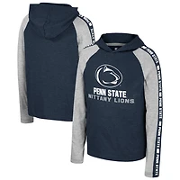Youth Colosseum Penn State Nittany Lions Ned Raglan Long Sleeve Hooded T-Shirt