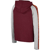 Youth Colosseum Virginia Tech Hokies Ned Raglan Long Sleeve Hooded T-Shirt