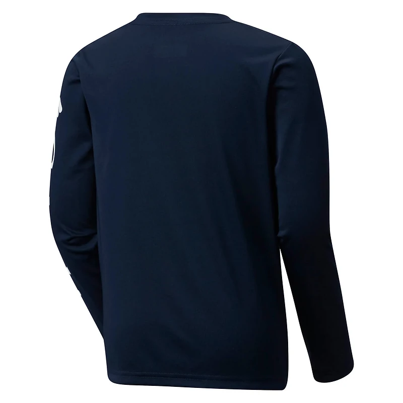 Youth Columbia Atlanta Braves Terminal Tackle Long Sleeve T-Shirt