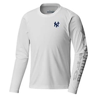 Youth Columbia New York Yankees Terminal Tackle Long Sleeve T-Shirt
