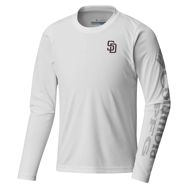 Youth Columbia San Diego Padres Terminal Tackle Long Sleeve T-Shirt