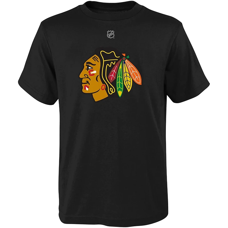 Youth Connor Bedard Chicago hawks Player Name  Number T-Shirt
