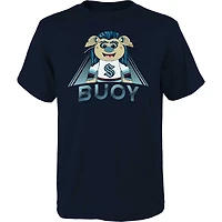 Youth Deep Sea Seattle Kraken Mascot Callout T-Shirt