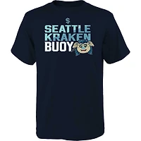 Youth Deep Sea Seattle Kraken Mascot Head T-Shirt