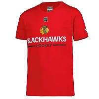 Youth Fanatics Chicago Blackhawks Authentic Pro Wordmark T-Shirt