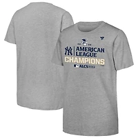 Youth Fanatics New York Yankees 2024 American League Champions Locker Room T-Shirt