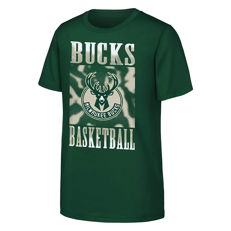 Youth Hunter Milwaukee Bucks Garage Hero T-Shirt