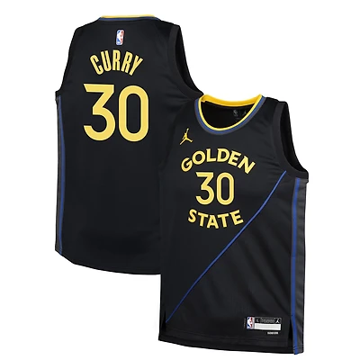 Youth Jordan Brand Stephen Curry Golden State Warriors Swingman Jersey - Statement Edition