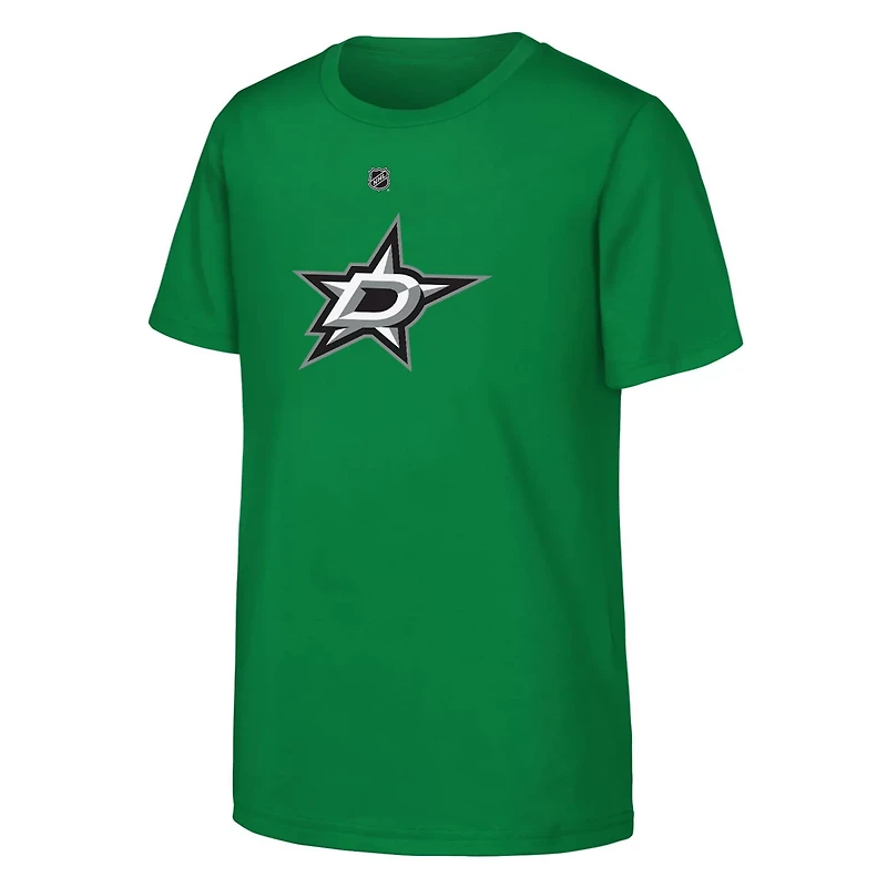 Youth Kelly Dallas Stars Primary Logo T-Shirt